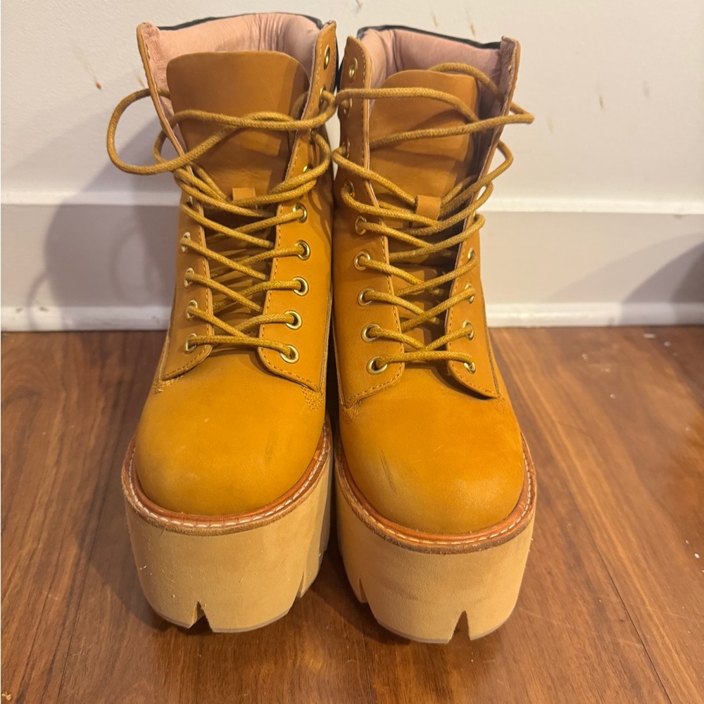 JEFFREY CAMPBELL © Nirvana – Nubuck Platform Boots, Rare Designer Model - Picture 2 of 11